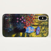 Coques Case-Mate iPhone Monet Woman avec un parasol dans le jardin (Dos (Horizontal))