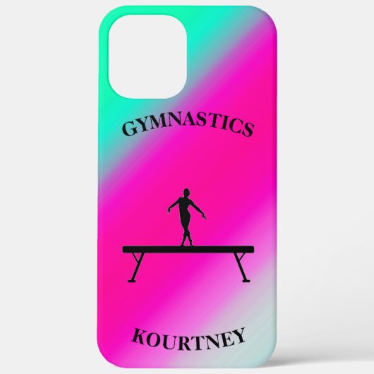 Coques Case-Mate iPhone Monnaie de balance de gymnastique et Fuchsia (Verso)