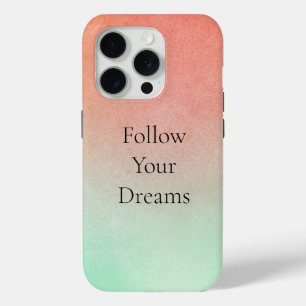 Coque iPhone 15 Pro Monnaie de pêche orange