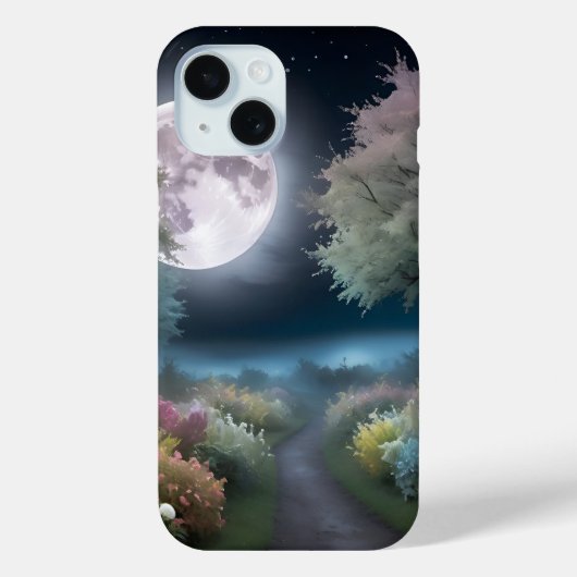 Coques Case-Mate iPhone Monnlight Midnight 1 (Verso)
