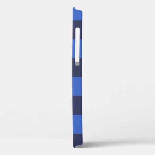 Coques Case-Mate iPhone Monochrome bleu croate Checkers (Verso / Gauche)