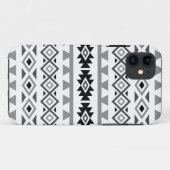 Coques Case-Mate iPhone Monochrome du motif II d'atterrisseur stylisé par (Dos (Horizontal))