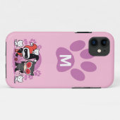 Coques Case-Mate iPhone Monogram Chibi Harley Quinn & Catwoman Avec Chats (Dos (Horizontal))