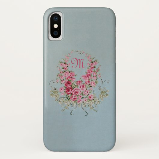 Coques Case-Mate iPhone MONOGRAM Fleurs Alluring (Options de marque) - (Dos)