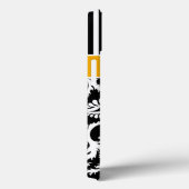 Coques Case-Mate iPhone Monogram Gold Black White Striped Damask iPad Air (Verso / Droite)