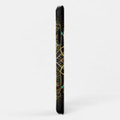 Coques Case-Mate iPhone Monogram Gold Turquiose Red Mandala Jewel (Dos/Droite)