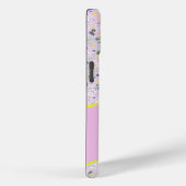 COQUES Case-Mate iPhone MONOGRAM INITIAL A LILAC PETITES FLEURS (Verso / Droite)