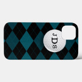 Coques Case-Mate iPhone Monogram Jacquard bleu, Golf Ball iPad Mini Case (Verso (horizontal))