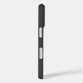 Coques Case-Mate iPhone Monogram Modern Cool Grunge Ajouter Votre Nom (Verso / Droite)