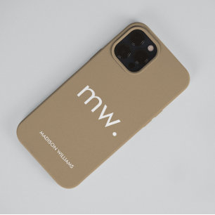 Coque Pour Pour iPhone 14 Pro Max Monogram Pastel Elegante Feminine Minimaliste Coqu
