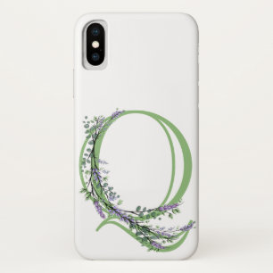 Case-Mate iPhone Case Monogram Q Lavande Eucalyptus