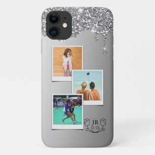 Case-Mate iPhone Case Monogram Silver Parties scintillant Modèle photo i