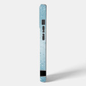 Coques Case-Mate iPhone Monogram Twinkle Ombre - Bébé bleu (Verso / Gauche)