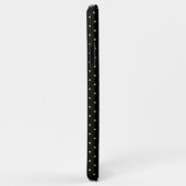 Coques Case-Mate iPhone Monograme de Black Golden Circle (Dos/Droite)