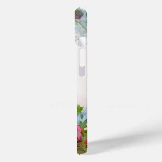 COQUES Case-Mate iPhone MONOGRAME DE ROSES ET DE JASMINE (Verso / Gauche)