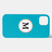 Coques Case-Mate iPhone monogramme (Verso (horizontal))