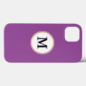 Coques Case-Mate iPhone monogramme (Verso (horizontal))