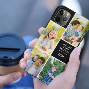 Case-Mate iPhone Case Monogramme 4 Photo La vie de papa est la meilleure
