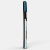 Coques Case-Mate iPhone Monogramme 7 Photo Collage sur Peacock Blue Turquo (Dos/Droite)