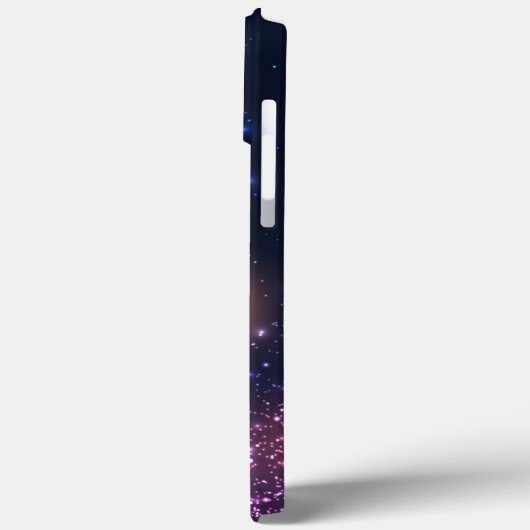 Coques Case-Mate iPhone Monogramme à Parties scintillant rose vif (Verso / Gauche)