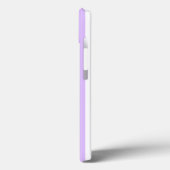 Coques Case-Mate iPhone Monogramme à rayures verticales rose et violet (Verso / Gauche)