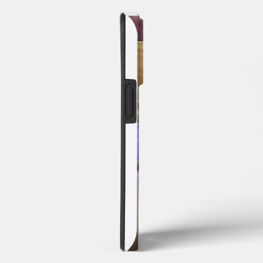 Coques Case-Mate iPhone Monogramme Abstrait à fleurs fractées (Verso / Droite)