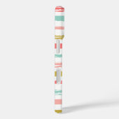 Coques Case-Mate iPhone Monogramme Abstrait de bandes peintes (Verso / Droite)