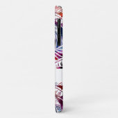 Coques Case-Mate iPhone Monogramme Abstrait moderne Motif tropical (Dos/Gauche)