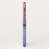 Coques Case-Mate iPhone Monogramme Abstrait moderne violet et rose (Dos/Gauche)