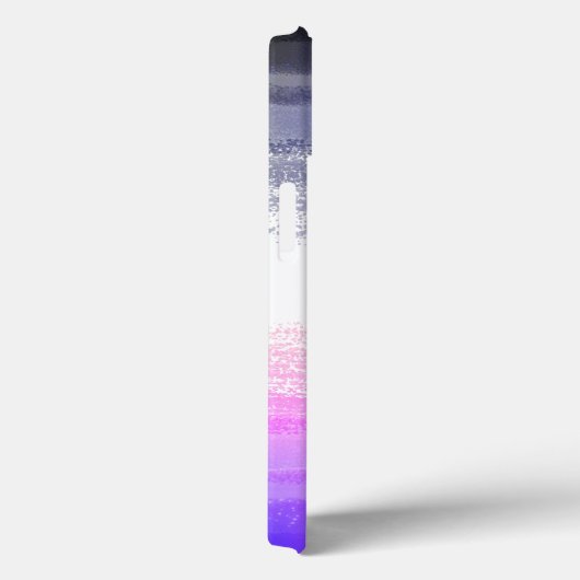 Coques Case-Mate iPhone Monogramme Abstrait Ombre Moon Glamourous Stylish (Verso / Droite)