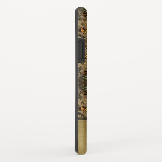 Coques Case-Mate iPhone Monogramme Abstrait terrestre (Dos/Droite)