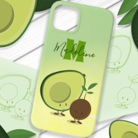 Monogramme alimentaire Avocado mignon
