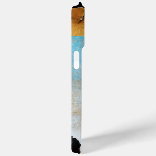 Coques Case-Mate iPhone MONOGRAMME ANGEL ANNONCIAIRE, Parchemin Brown (Verso / Droite)