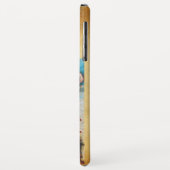 Coques Case-Mate iPhone MONOGRAMME ANGEL ANNONCIAIRE, Parchemin Brown (Dos/Gauche)