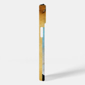 Coques Case-Mate iPhone MONOGRAMME ANGEL ANNONCIAIRE, Parchemin Brown (Verso / Droite)