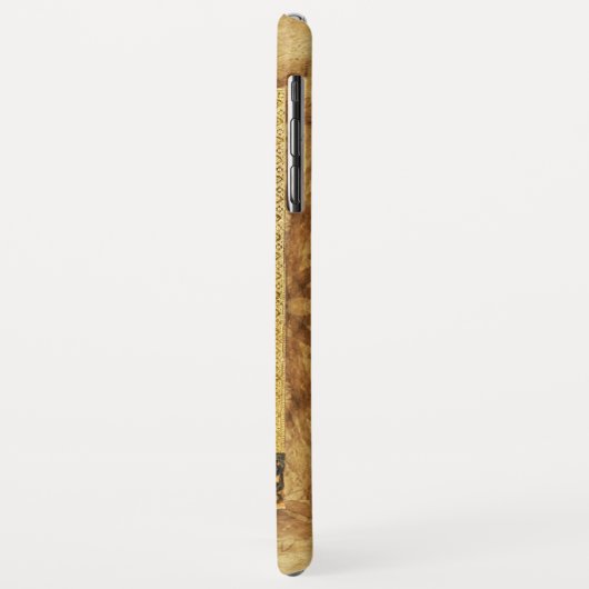 Coques Case-Mate iPhone MONOGRAMME ANGEL DE L'ANNONCE, Parchemin (Dos/Gauche)