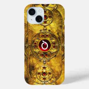 COQUE POUR iPhone 15 MONOGRAMME ANTIQUE DE GUERRE CELTIQUE