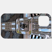 Coques Case-Mate iPhone Monogramme Art Déco (Verso (horizontal))