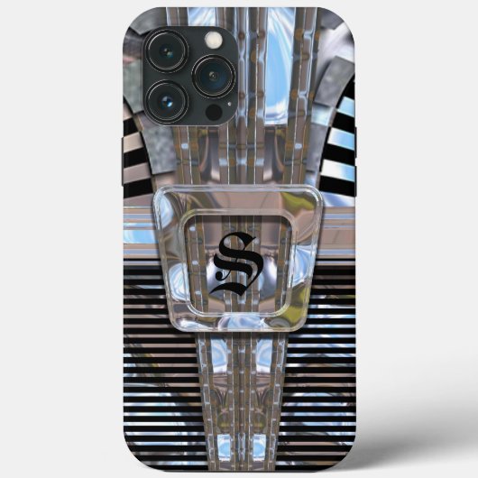 Coques Case-Mate iPhone Monogramme Art Déco (Verso)