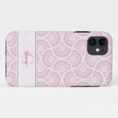 Coques Case-Mate iPhone Monogramme Art Déco Confetti Lace Mandala (Dos (Horizontal))