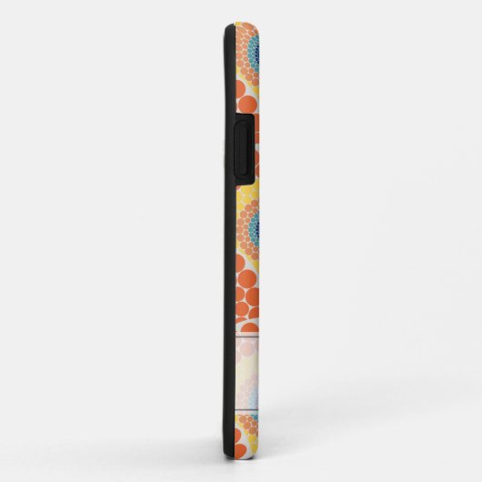 Coques Case-Mate iPhone Monogramme Art Déco Egée Été Radiant Mandala (Dos/Droite)