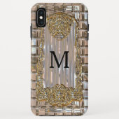 Coques Case-Mate iPhone Monogramme Art déco vex (Dos)