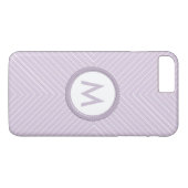 Coques Case-Mate iPhone Monogramme avec motif chevron (Dos (Horizontal))