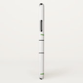 Coques Case-Mate iPhone Monogramme B Lavande Eucalyptus (Dos/Droite)