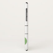 Coques Case-Mate iPhone Monogramme B Lavande Eucalyptus (Dos/Gauche)