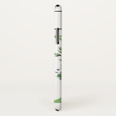 Coques Case-Mate iPhone Monogramme B Lavande Eucalyptus (Dos/Droite)