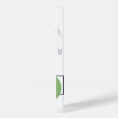 Coques Case-Mate iPhone Monogramme B Lavande Eucalyptus (Verso / Gauche)