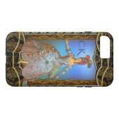 Coques Case-Mate iPhone Monogramme baroque chic de plaisir français plus (Dos (Horizontal))
