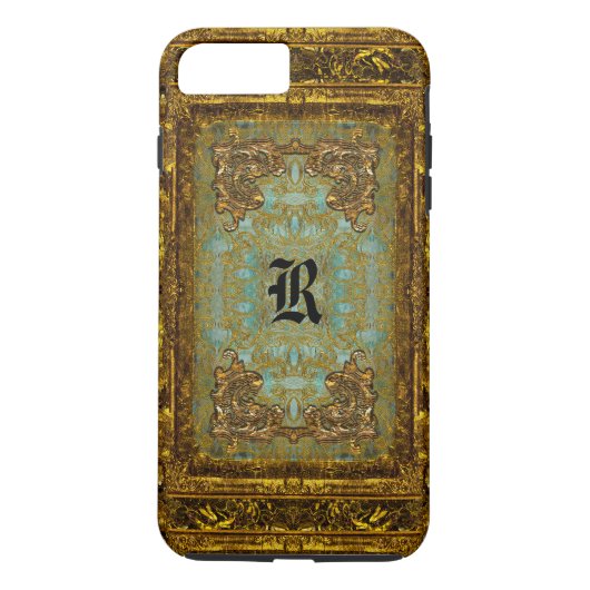 Coques Case-Mate iPhone Monogramme baroque Ghastline (Dos)
