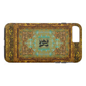 Coques Case-Mate iPhone Monogramme baroque Ghastline (Dos (Horizontal))